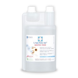 L'Umonium38 Master Food est un nettoyant-désinfectant non toxique à large spectre. ProOne Water Filter Europe.